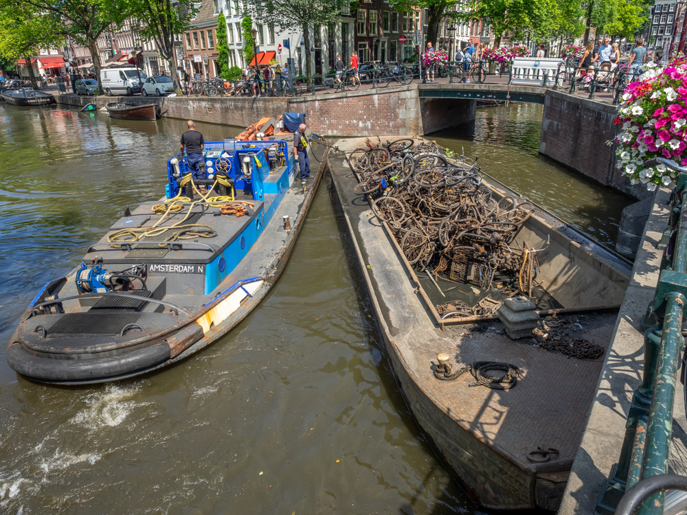 Lovení kol v Amsterodamu